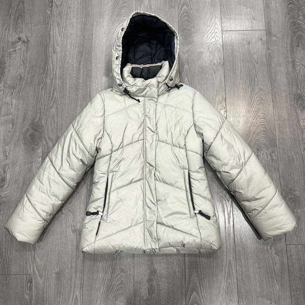 Kanuk Petit-Champlain Silver Puffer Jacket Size 1
